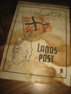 Landpost, forsida, 40 tallet.