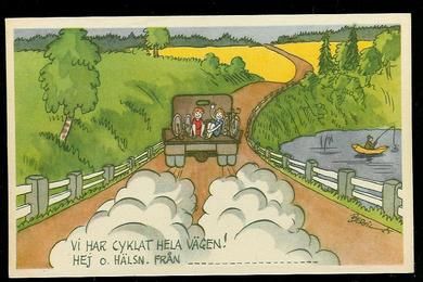 Vi har cyklat hele vegen