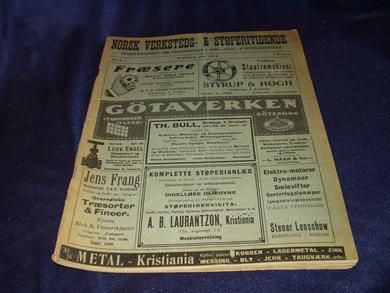 1919 nr 006 NORSK VERKSTEDS- & STØPERITIDENDE