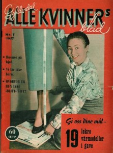 1957,nr 005,                   ALLE KVINNERS blad.