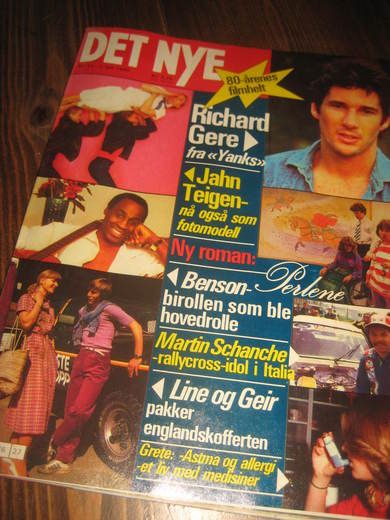 1980 nr 027 DET NYE Richard Gere Jahn Teigen