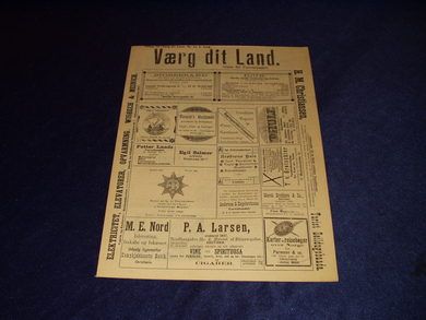 1898 nr 011 Værg dit Land