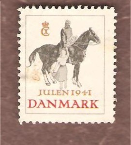 1941, julemerke fra Danmark, ustempla