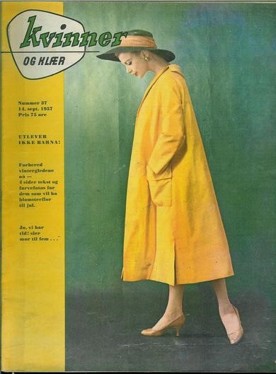 1957,nr 037, KVINNER og klær.