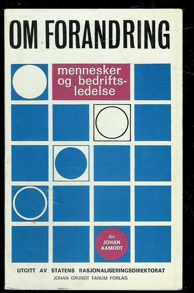 OM FORANDRING. MENNESKER OG BEDRIFTSLEDELSE. 1968