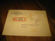 Rekomandert sendig fra Transportformidlings sentralen Aalesund innlagt KJØRETILLATELSE FOR T-1847 Brannbil 17 10 - 31 12 1945 Meget spesiell sak!!