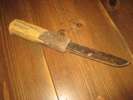 Gammel kraftig kniv fra 40-50 tallet Ca 26 cm lang