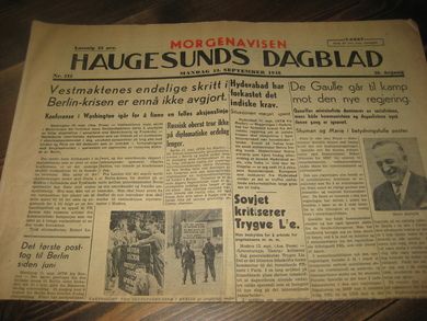 1948 nr 212 HAUGESUNDS DAGBLAD