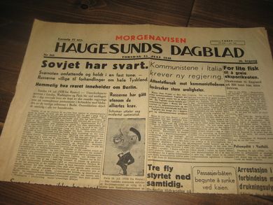 1948 nr 161 HAUGESUNDS DAGBLAD