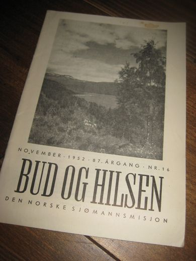 1952 nr 016 BUD OG HILSEN