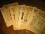 Lot på 16 stk VOR TID fra tidleg 1900 forskjellige skavanker td at omslaget er borte Selges samla