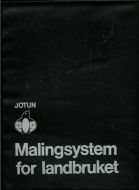 Mappe fra Jotun: Malingssystem for landbruket. 70 tallet