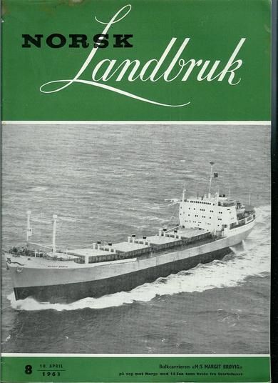 1963 nr 008 NORSK Landbruk