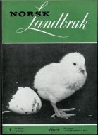 1964 nr 001 NORSK Landbruk