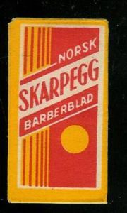 NORSK SKARPEGG BARBERBLAD