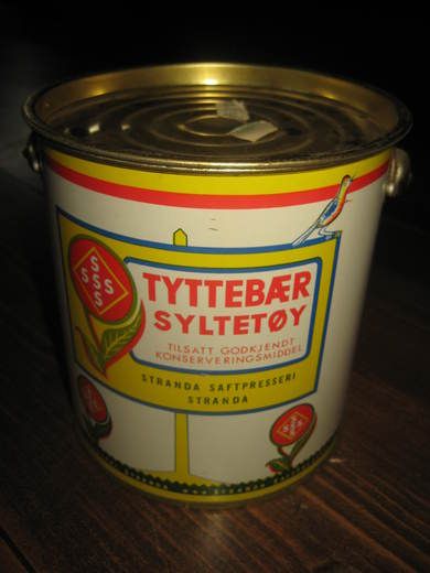 Boks fra Holmens Preserving Stavanger ERGO APELSINMARMELADE Ca 9 cm i diameter 10 cm høg 50 tallet