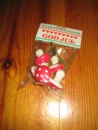 Uåpna pakke med juledekorasjon 70-80 tallet