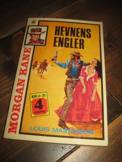 MASTERSON LOUIS: HEVNENS ENGLER Bok nr 35 4 OPPLAG 1980