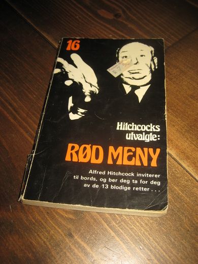 Hitchcocks: RØD MENY Bok nr 16 1978