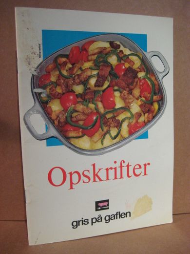 Rasmussen: OPPSKRIFTER. Gris på gaffelen. 1968.