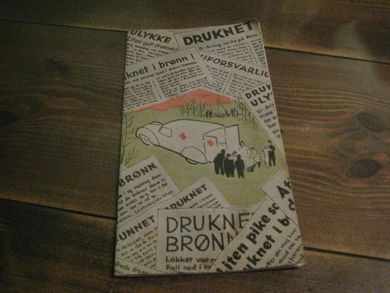 Brosjyre fra Helsedirektoratet og Landbruksdepartementet ang. sikring av brønner, 1955.