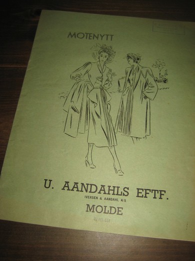 1951,nr 2,  MOTENYTT. Fra U. AANDAHLS EFTF, MOLDE.