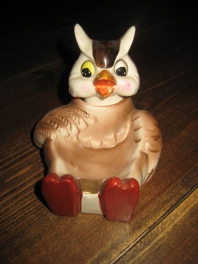 Askebeger ugle meget pen Bevegeleg hode patentert Gammel litt krakelering