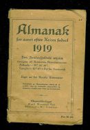 Almanakk for Aaret efter Kristi Fødsel, 1919  , Den Søndenfjeldske udgave