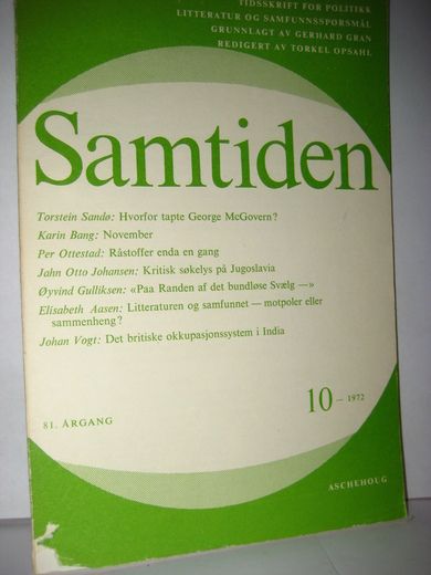 1972 nr 010 Samtiden