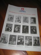 Prisliste fra Sandnes Uldvarefabrik, 1998.
