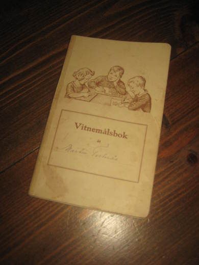 Vitnemålsbok fra 40 tallet