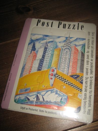 Post Puzzle. Utgitt av posten, 1988. 