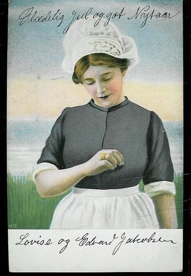 Fargekort fra tidleg 1900