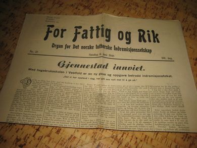 1948 nr 022 For Fattig og Rik