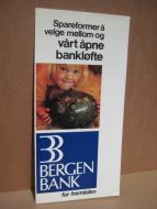 Presentasjonsbrosjyre fra BERGEN BANK, juni 1979.