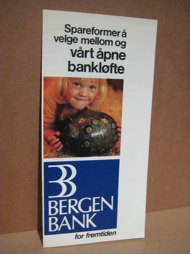 Presentasjonsbrosjyre fra BERGEN BANK, juni 1979.