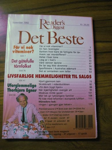 1992 nr 011 Det Beste fra Readers Digest
