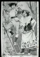 Meget pent kort fra tidleg 1900