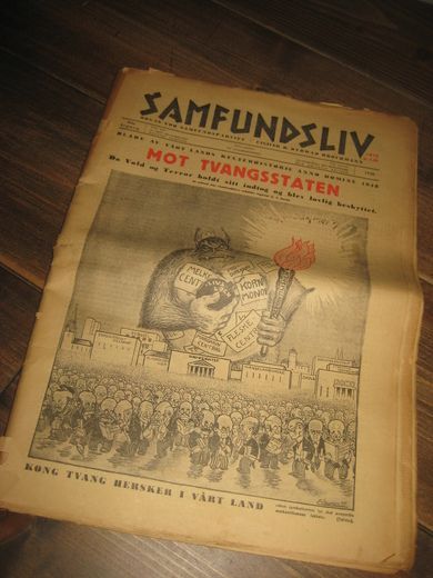 1938 SPESIALNUMMER MOT TVANGSSTATEN SAMFUNDSLIV