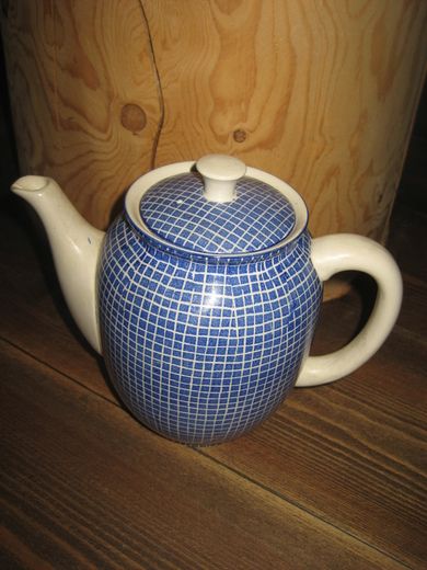 Tysk porselens kanne med blådekor 50-60 tallet??