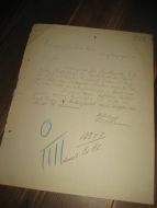 Brev fra 21. juli 1909, fra Overretssagfører Ludv. Larsen.