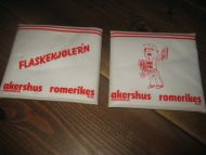 Flaskekjøler'n Reklamesak fra Akerhus Arbeiderblad og Romerikes Blad 60 tallet