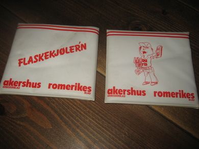 Flaskekjøler'n Reklamesak fra Akerhus Arbeiderblad og Romerikes Blad 60 tallet