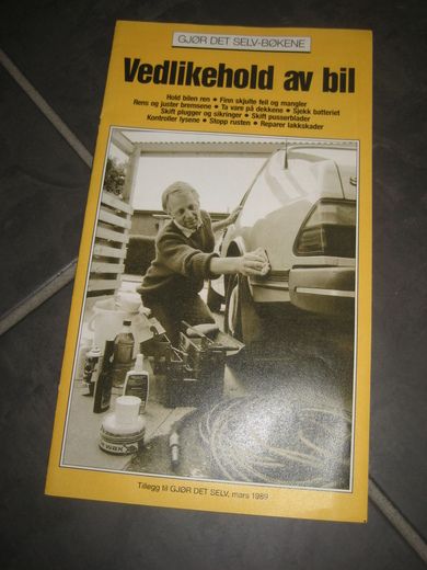 1989 nr 003 VEDLIKEHOLD AV BIL