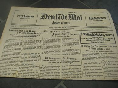 1928 nr 064 Den 17de Mai Ibsen