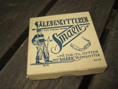 Eske med pent og ubrukt innhold SÅLEBESKYTTEREN 