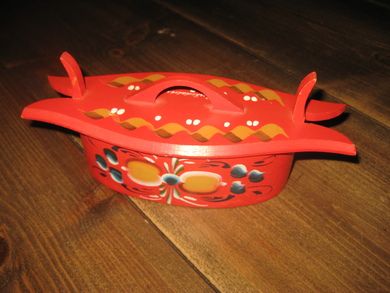 Rosemala kurv 60 tallet