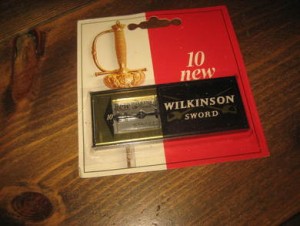 Uåpna pakke, WILKINSON SWORD, 10 stk, 60 tallet