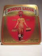 SCHOUS BRYGGERI SCHOUS LAGER 50 tallet