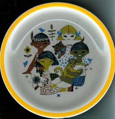 Tallerken fra Stavangerflint kanthakk